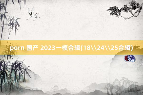 porn 国产 2023一模合辑(18\24\25合辑)