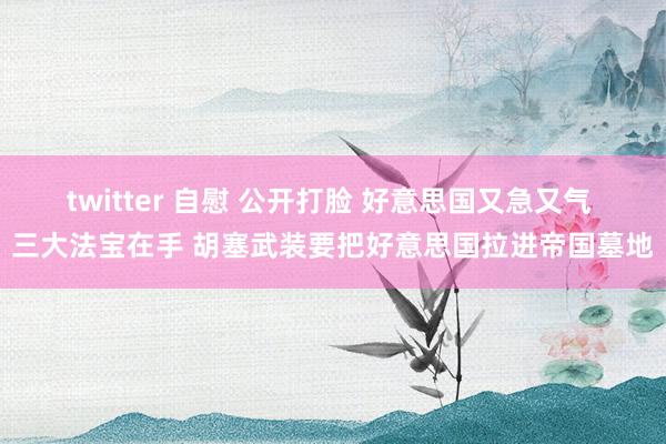 twitter 自慰 公开打脸 好意思国又急又气 三大法宝在手 胡塞武装要把好意思国拉进帝国墓地