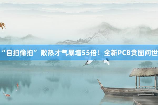 “自拍偷拍” 散热才气暴增55倍！全新PCB贪图问世