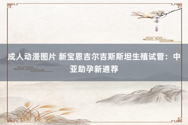 成人动漫图片 新宝恩吉尔吉斯斯坦生殖试管：中亚助孕新遴荐