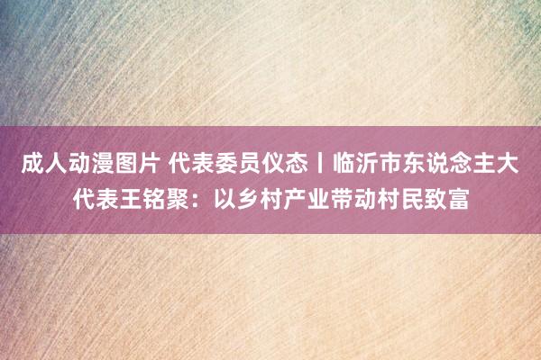 成人动漫图片 代表委员仪态丨临沂市东说念主大代表王铭聚：以乡村产业带动村民致富