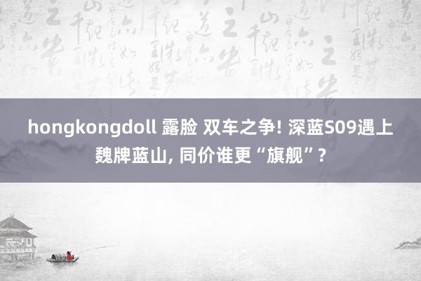hongkongdoll 露脸 双车之争! 深蓝S09遇上魏牌蓝山, 同价谁更“旗舰”?