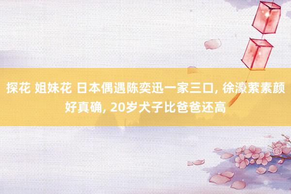 探花 姐妹花 日本偶遇陈奕迅一家三口, 徐濠萦素颜好真确, 20岁犬子比爸爸还高